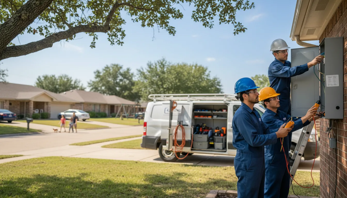 Certified electrician providing emergency electrical services in Round Lake, MN